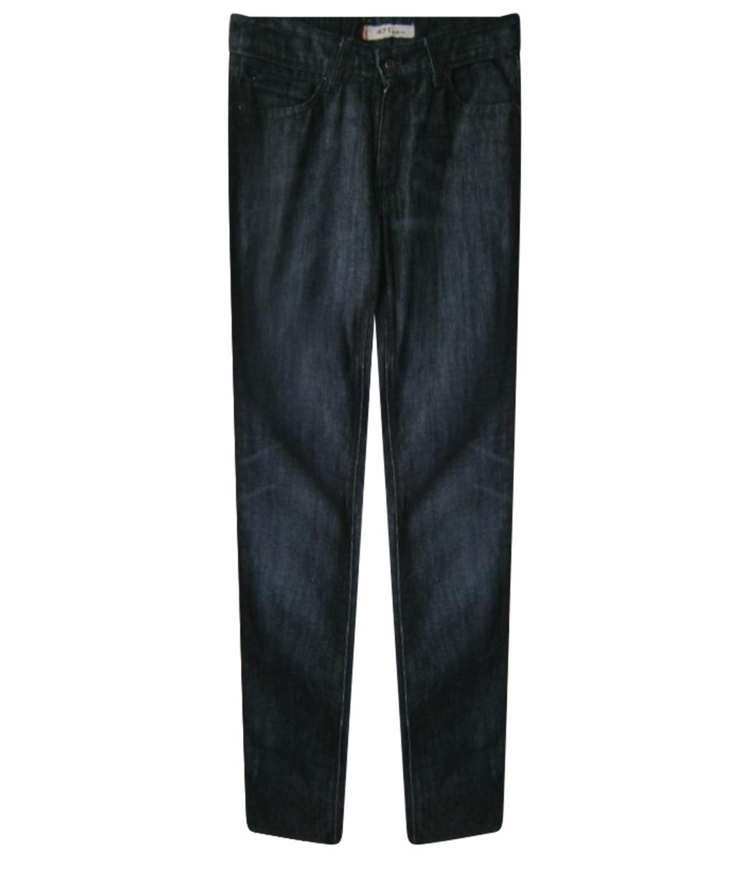 LEVI'S Черные хлопковые брюки узкие, фото 1
