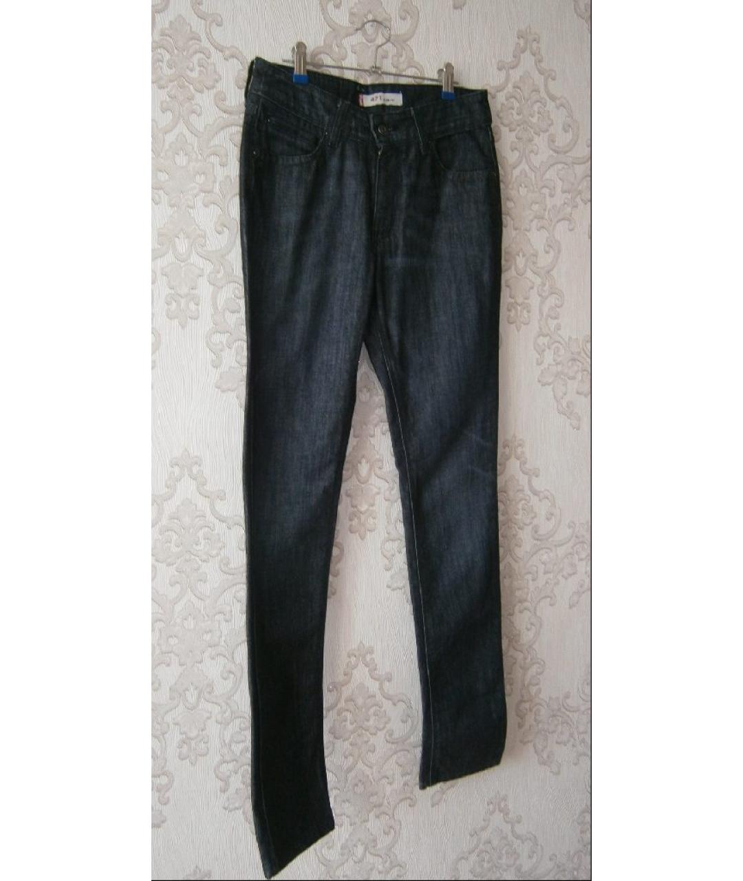 LEVI'S Черные хлопковые брюки узкие, фото 6