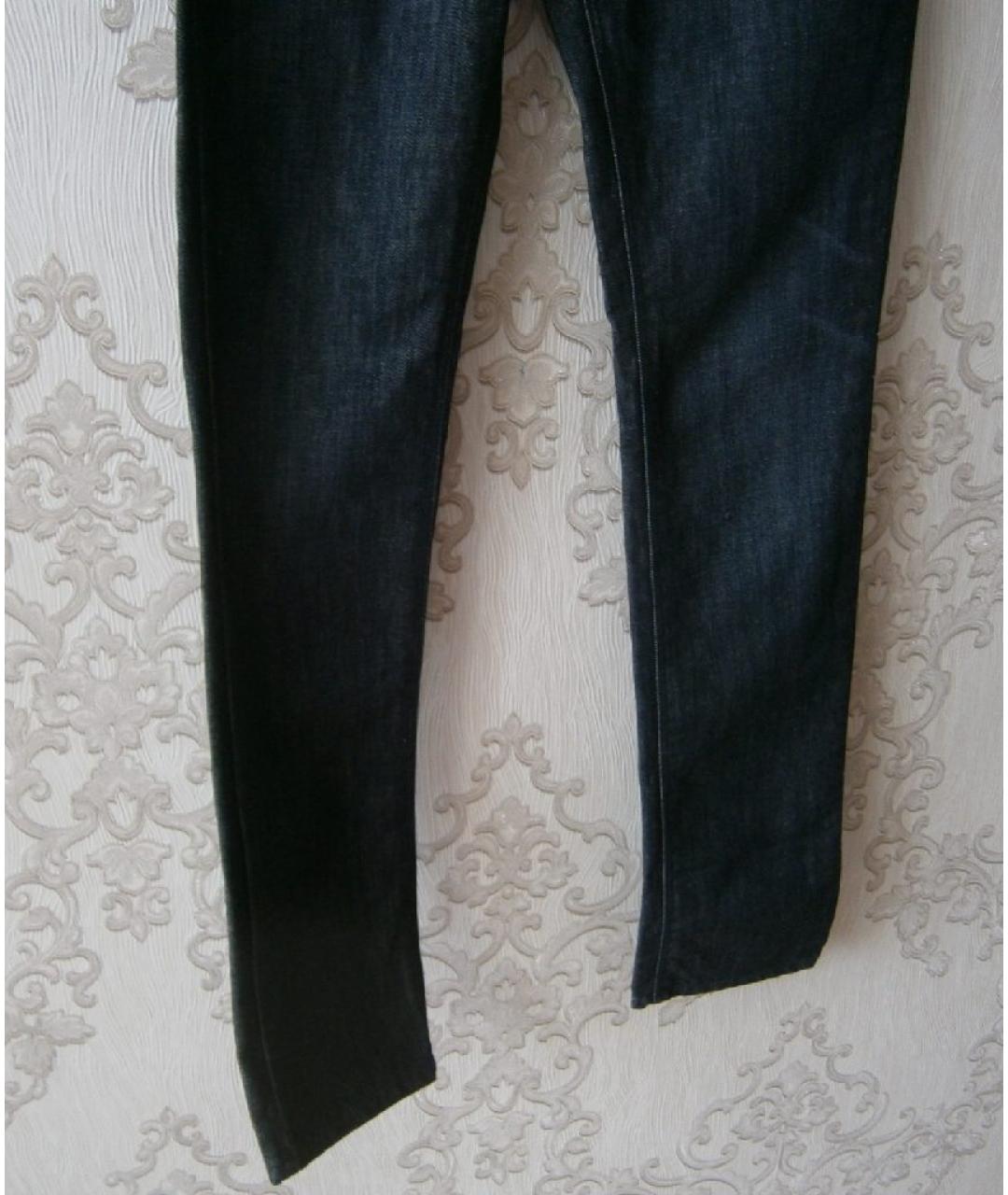LEVI'S Черные хлопковые брюки узкие, фото 4