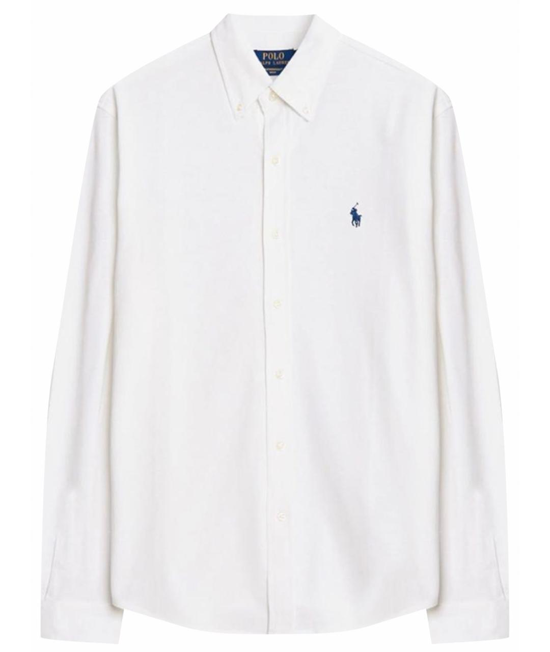 POLO RALPH LAUREN Белая хлопковая классическая рубашка, фото 1