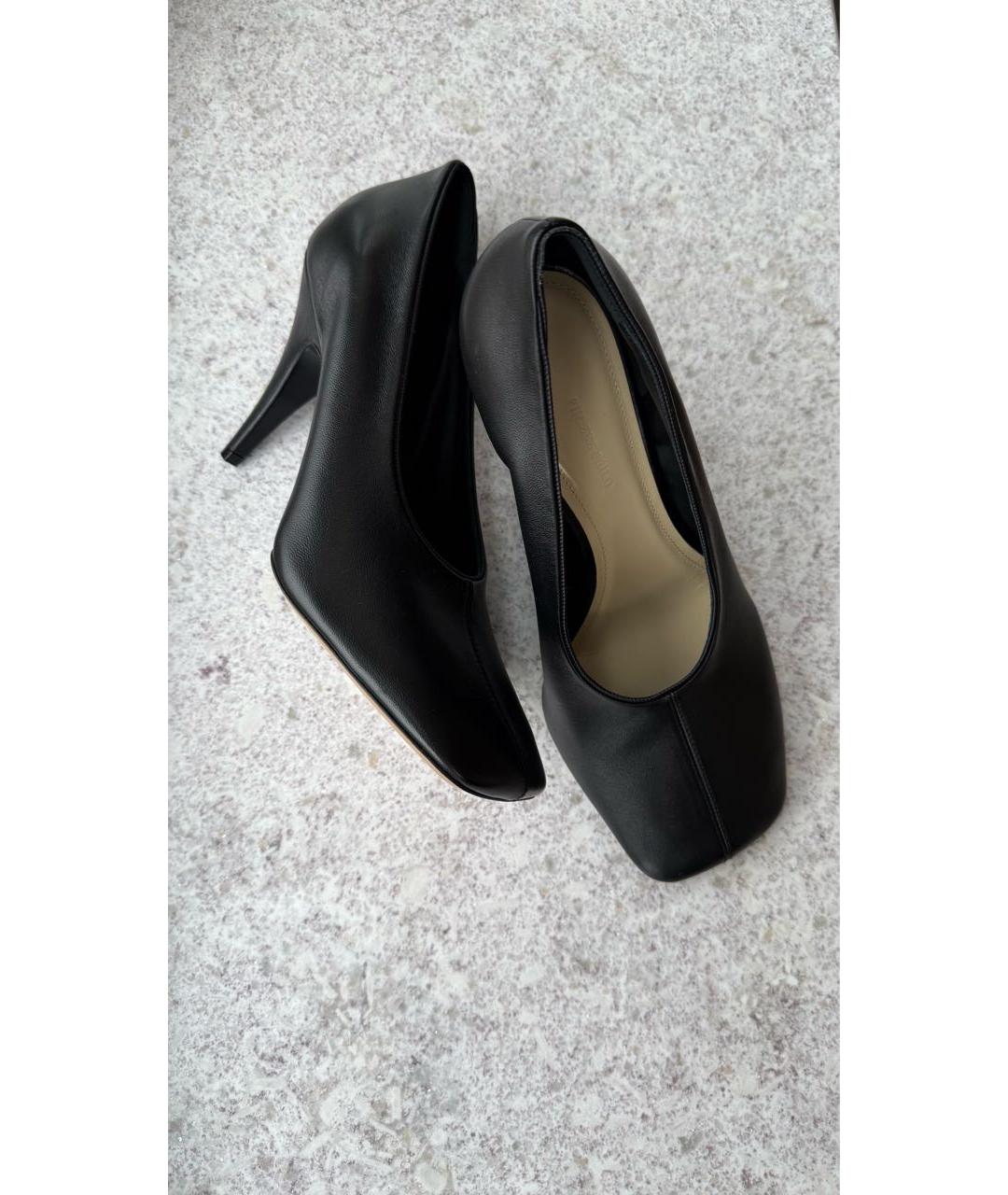 PHOEBE PHILO Черные кожаные туфли, фото 6