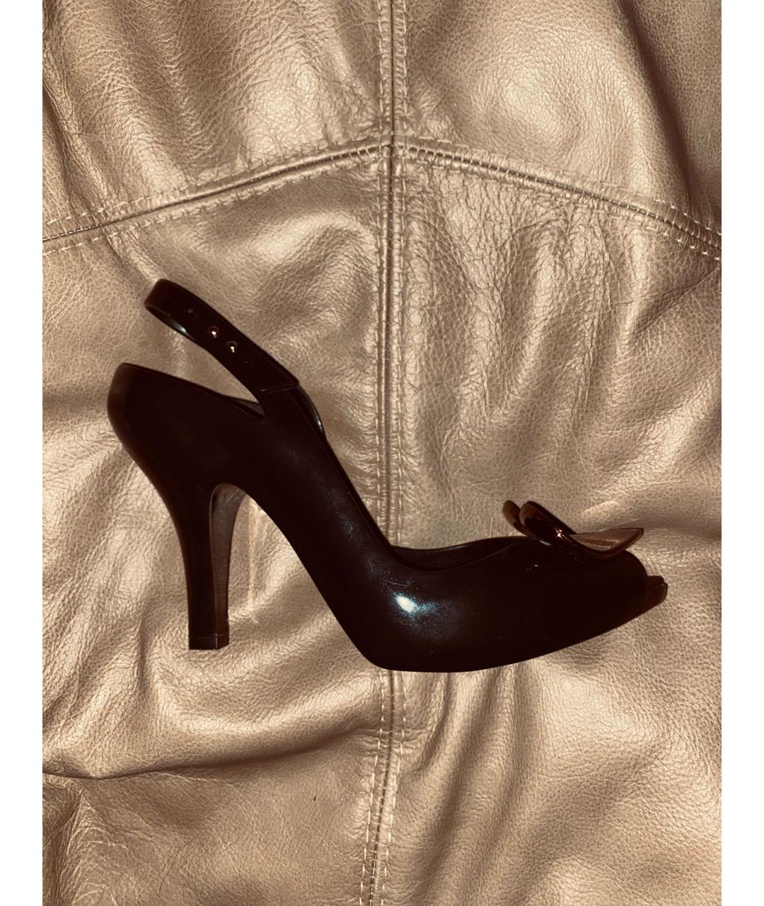 VIVIENNE WESTWOOD Черные резиновые туфли, фото 2
