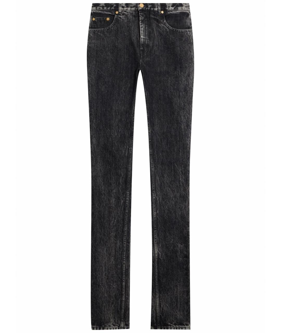 SCHIAPARELLI Черные хлопковые брюки узкие, фото 1