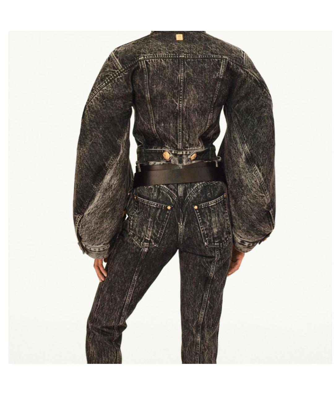 SCHIAPARELLI Черные хлопковые брюки узкие, фото 4