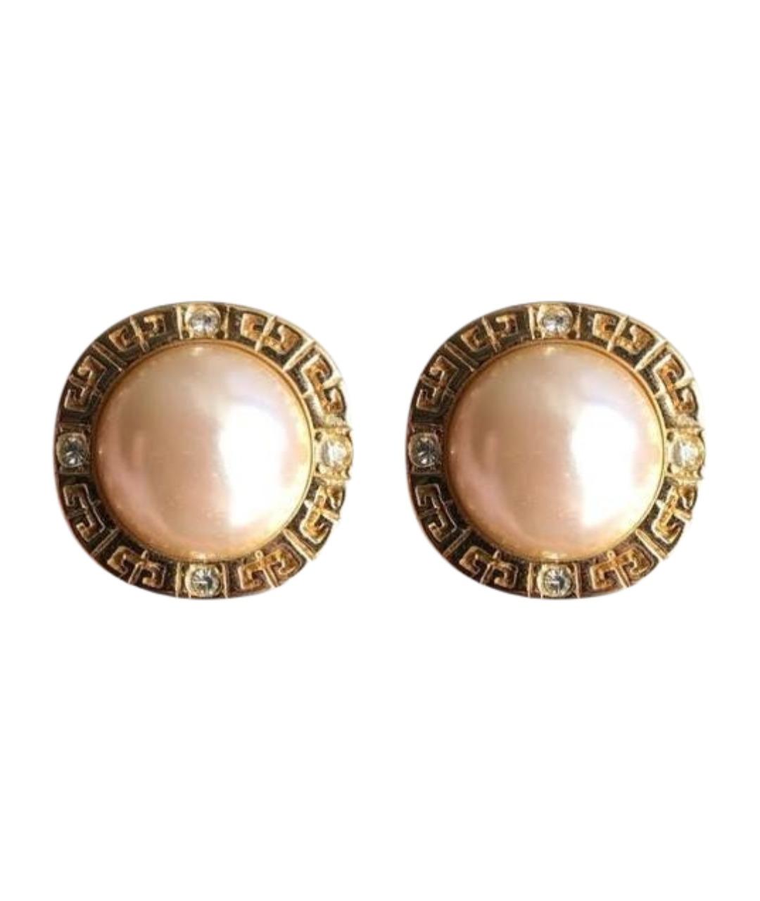 GIVENCHY Золотые металлические серьги, фото 1