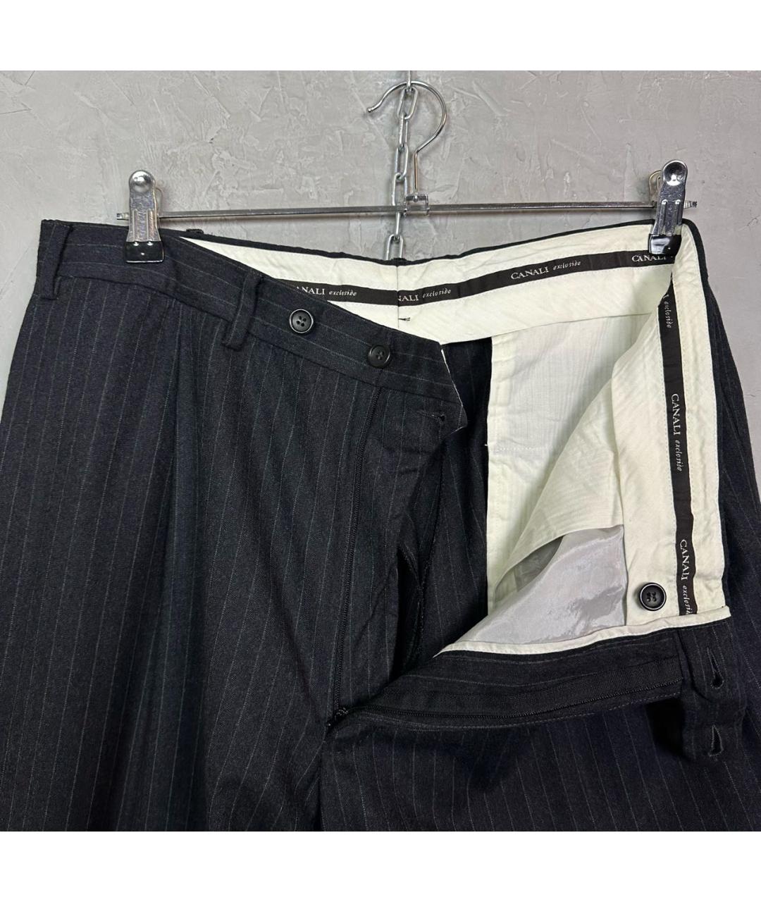 CANALI Антрацитовый классический костюм, фото 6