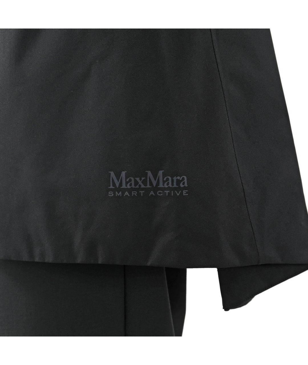 MAX MARA Черная полиэстеровая парка, фото 9