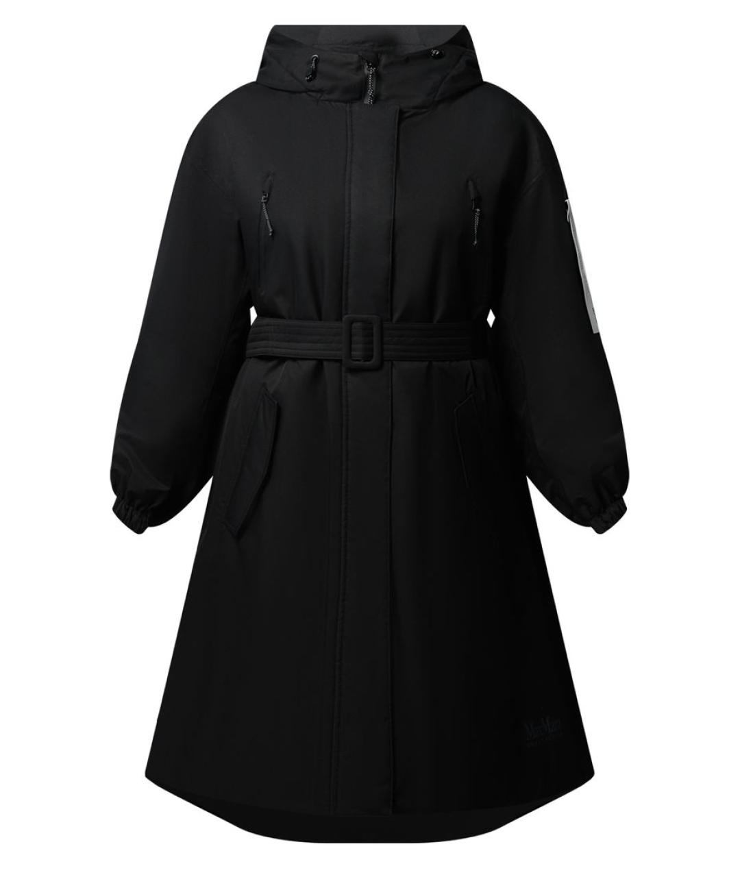 MAX MARA Черная полиэстеровая парка, фото 2