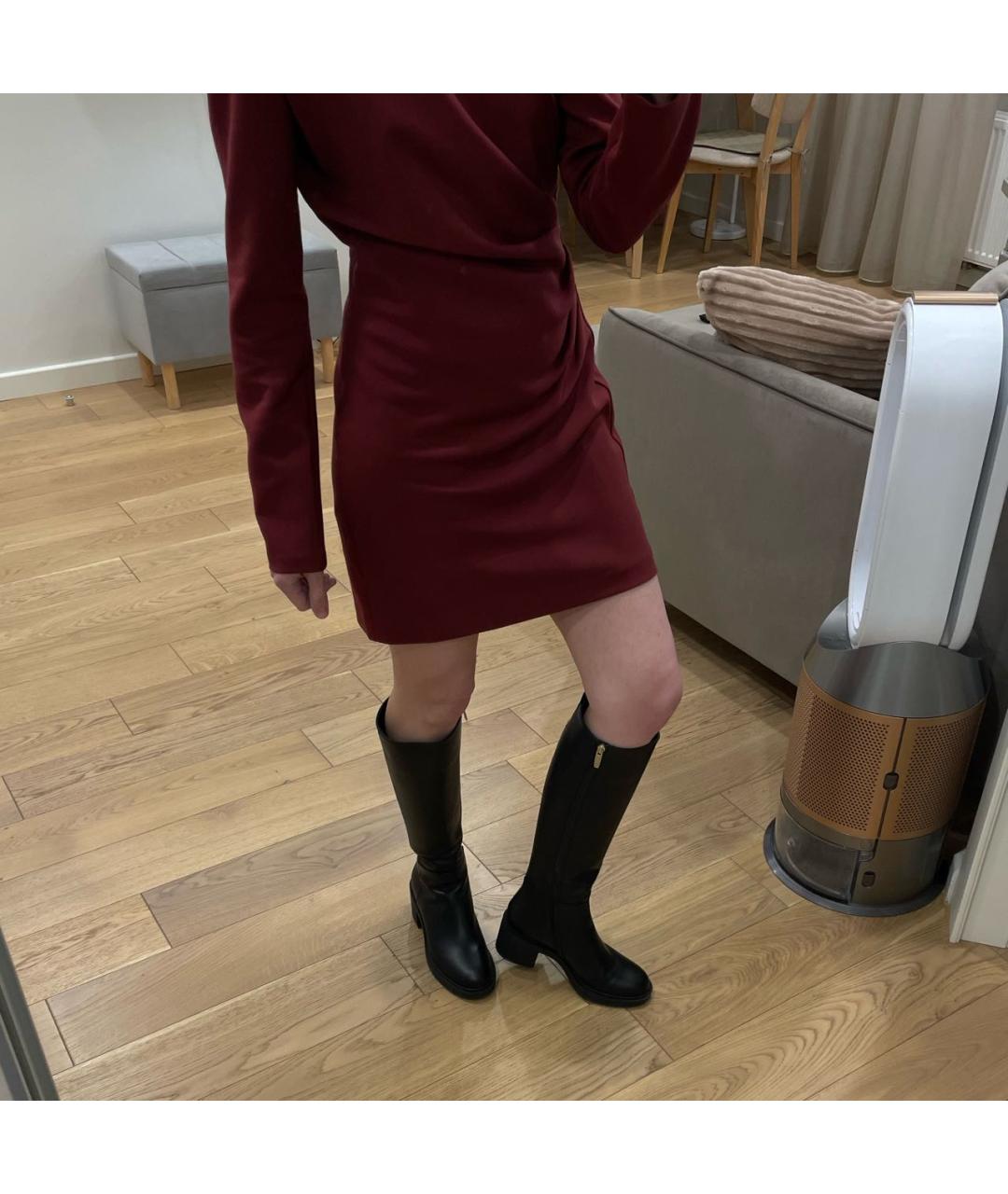 GIANVITO ROSSI Черные кожаные сапоги, фото 8