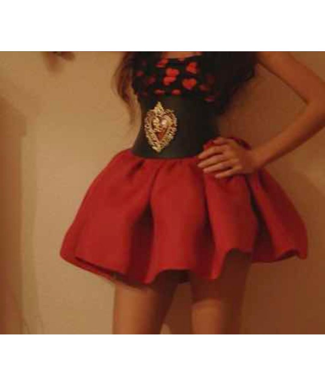 MIU MIU Бордовый шелковый костюм с юбками, фото 4