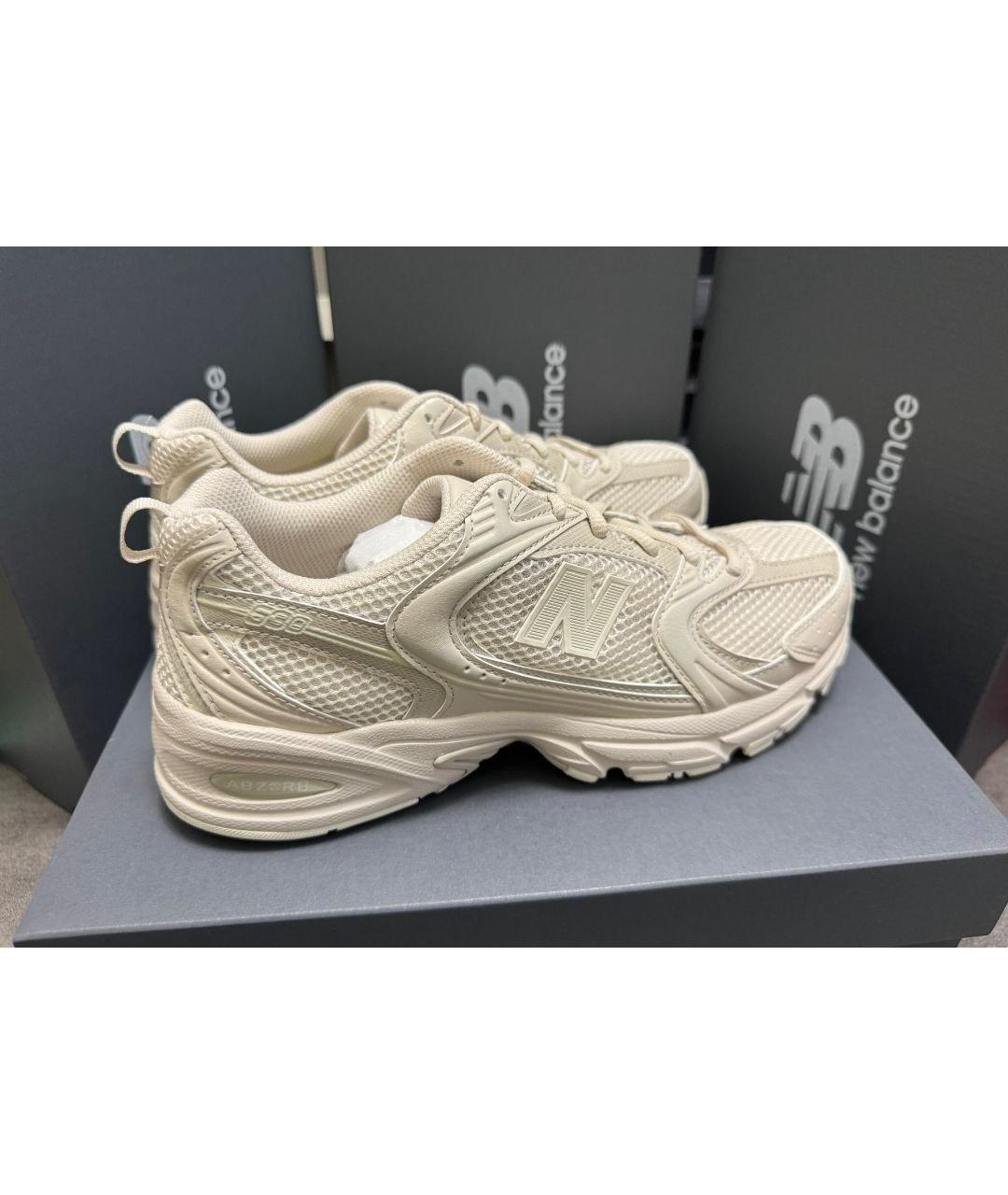 NEW BALANCE Бежевые низкие кроссовки / кеды, фото 5