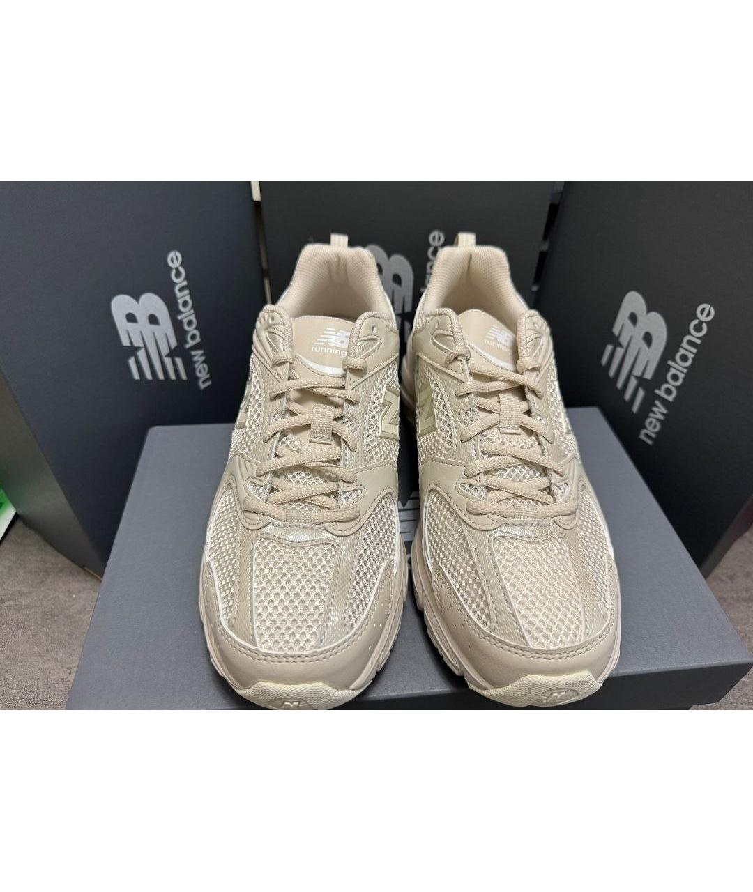 NEW BALANCE Бежевые низкие кроссовки / кеды, фото 3