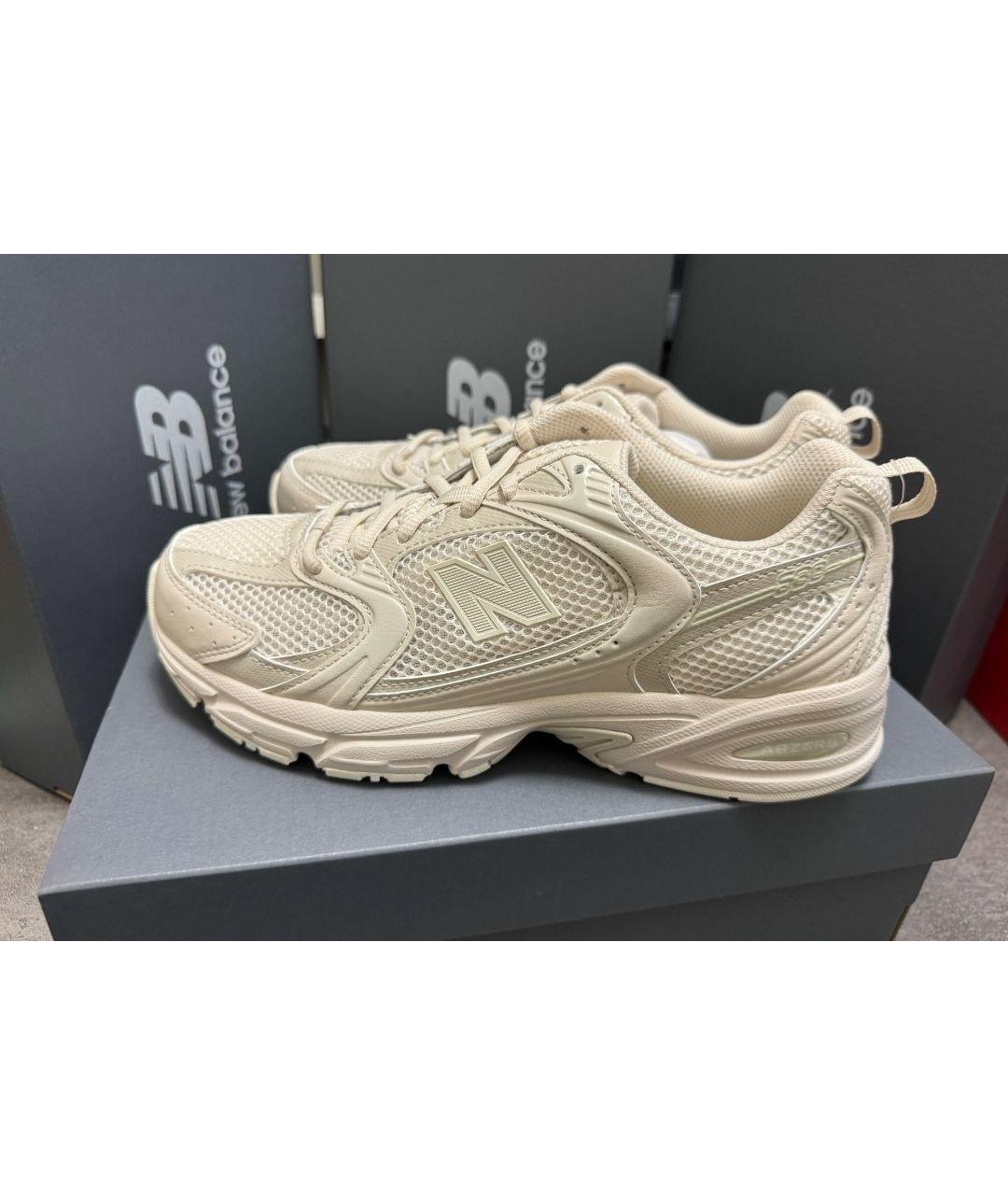 NEW BALANCE Бежевые низкие кроссовки / кеды, фото 2