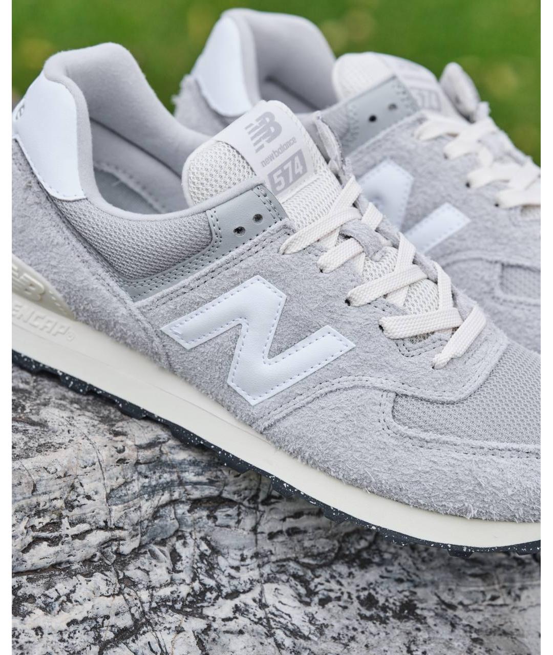 NEW BALANCE Серые низкие кроссовки / кеды, фото 2