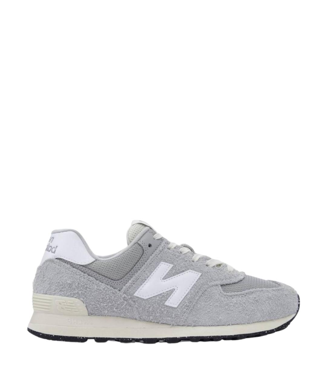 NEW BALANCE Серые низкие кроссовки / кеды, фото 1