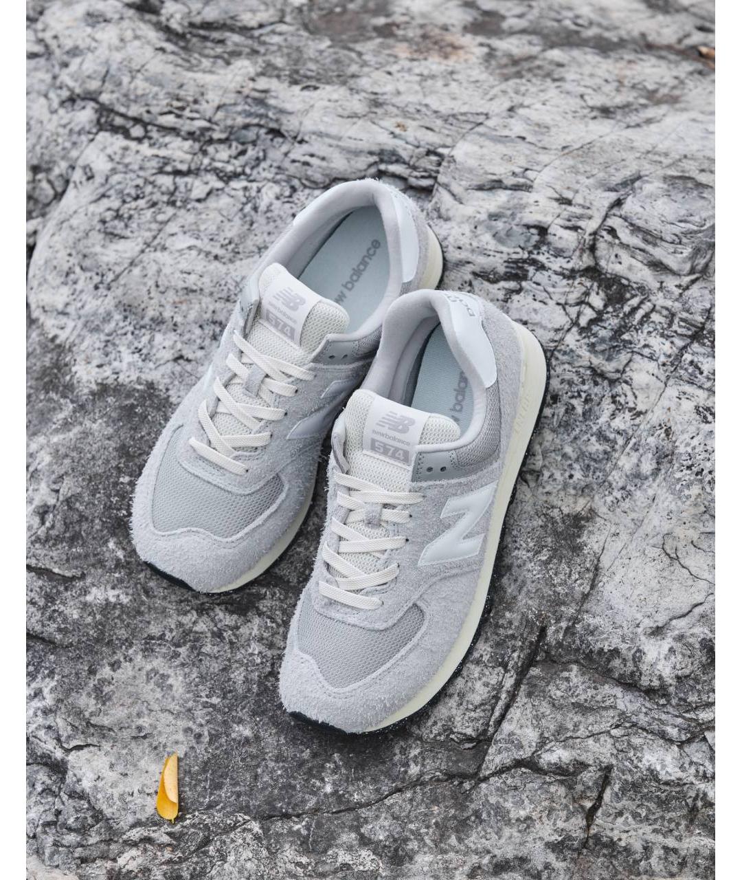 NEW BALANCE Серые низкие кроссовки / кеды, фото 3