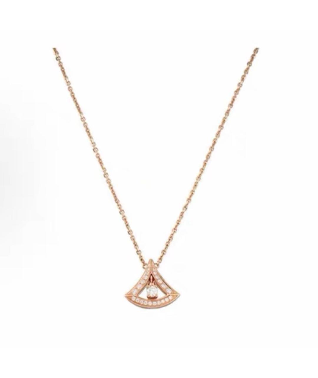 BVLGARI Золотая подвеска из розового золота, фото 7