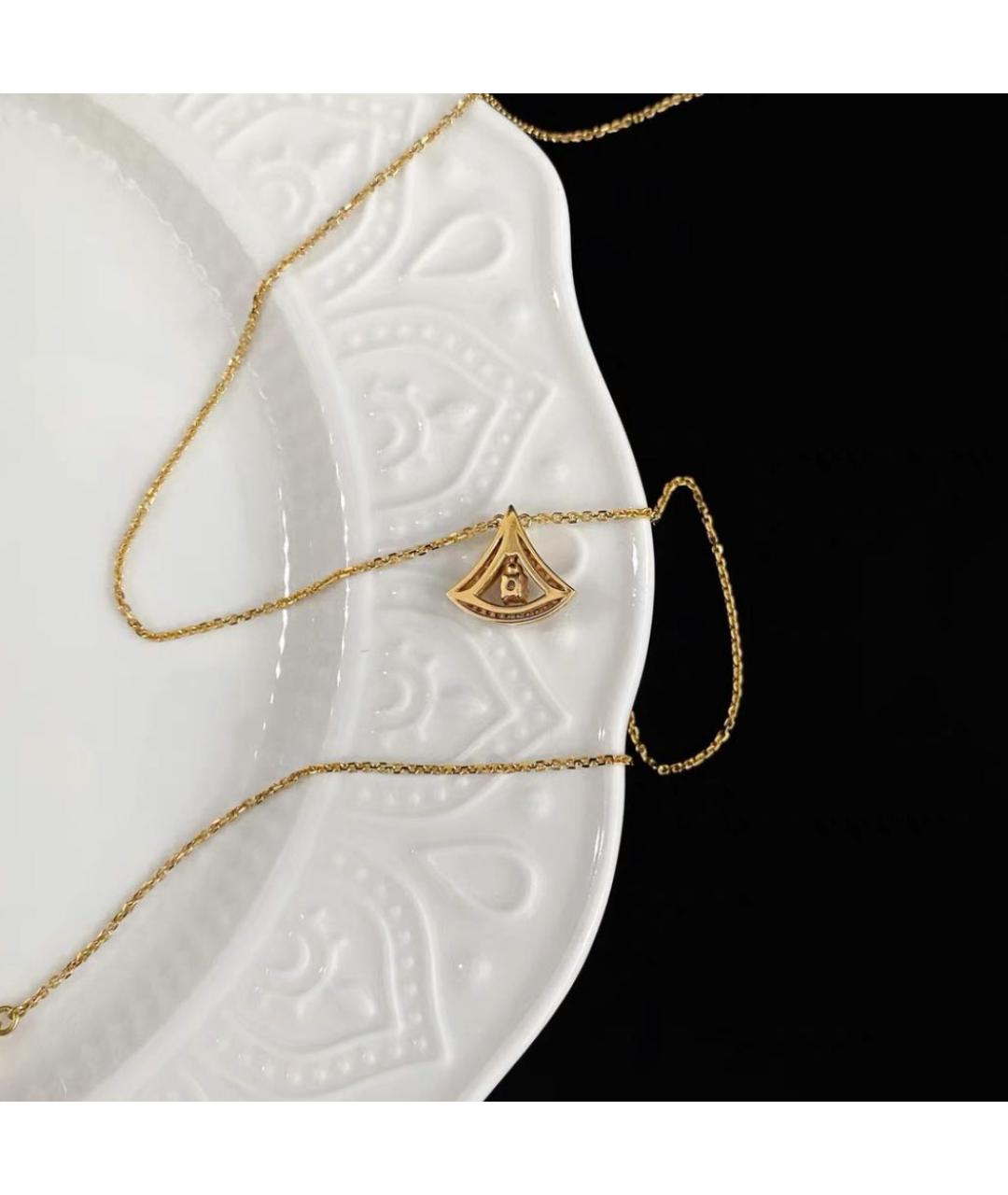 BVLGARI Золотая подвеска из розового золота, фото 6
