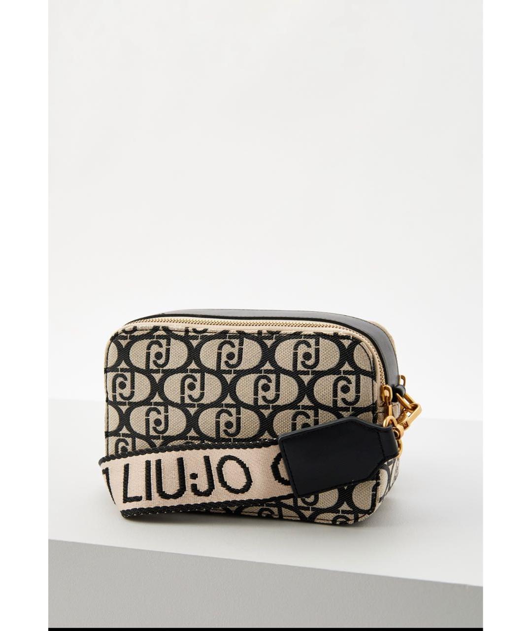 LIU JO Бежевая сумка через плечо из искусственной кожи, фото 3