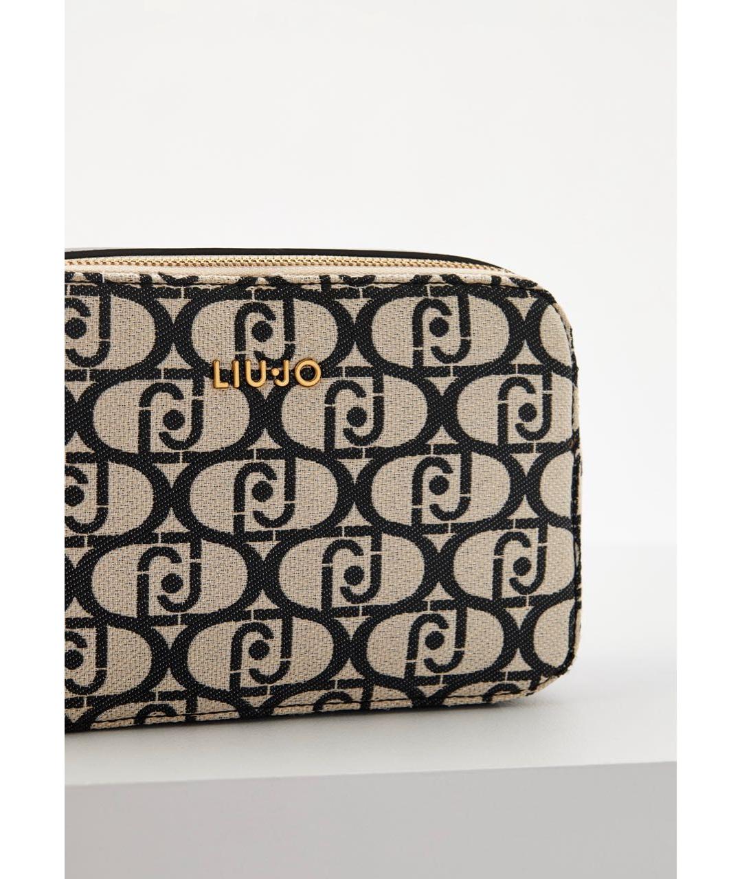 LIU JO Бежевая сумка через плечо из искусственной кожи, фото 2