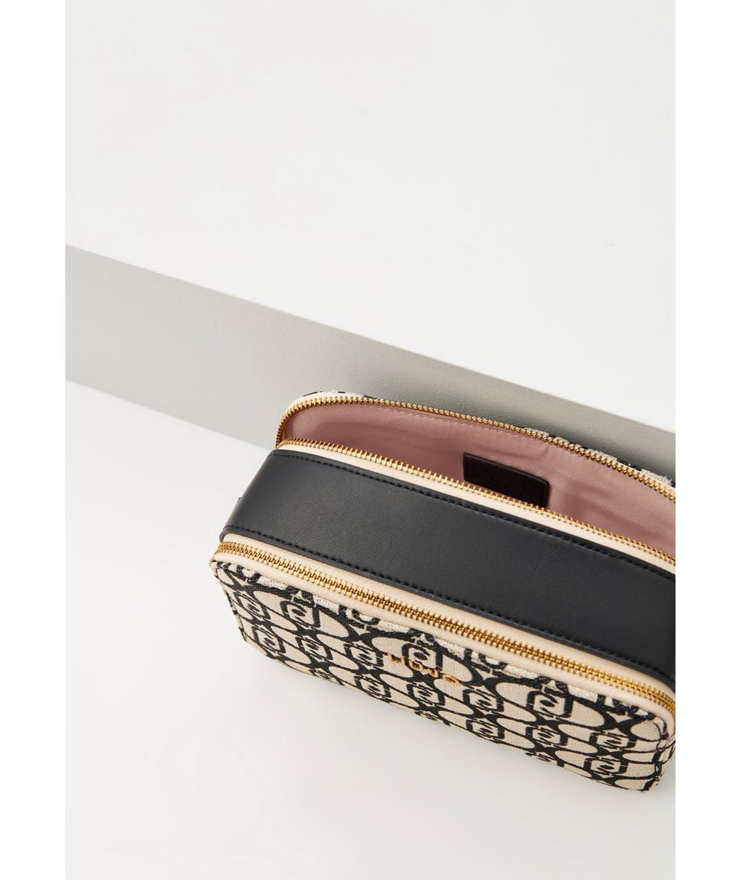 LIU JO Бежевая сумка через плечо из искусственной кожи, фото 4