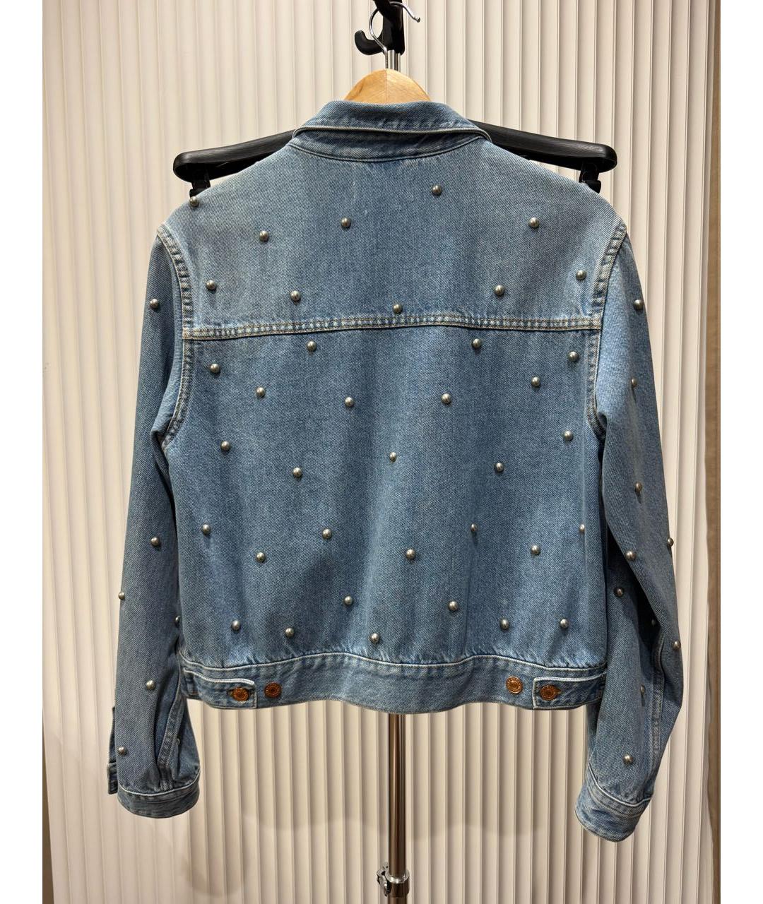 ISABEL MARANT ETOILE Голубая хлопковая куртка, фото 2