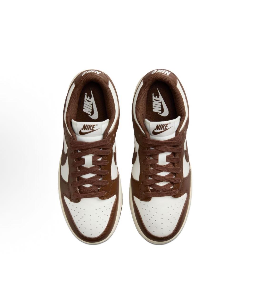 NIKE Коричневые кожаные кеды, фото 3