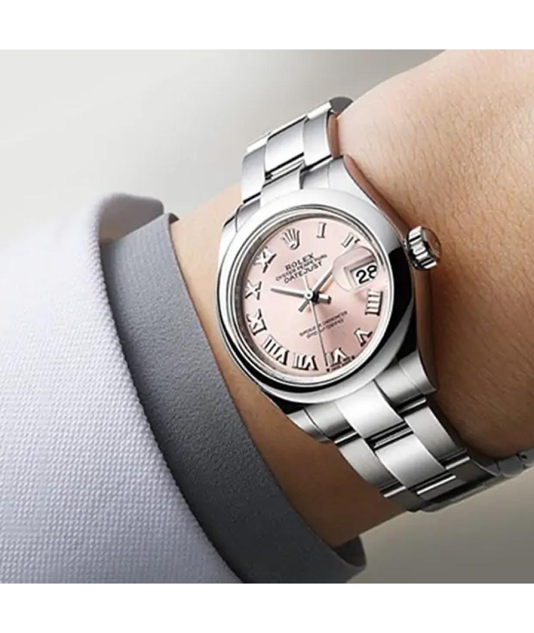 ROLEX Серебряные часы из белого золота, фото 3