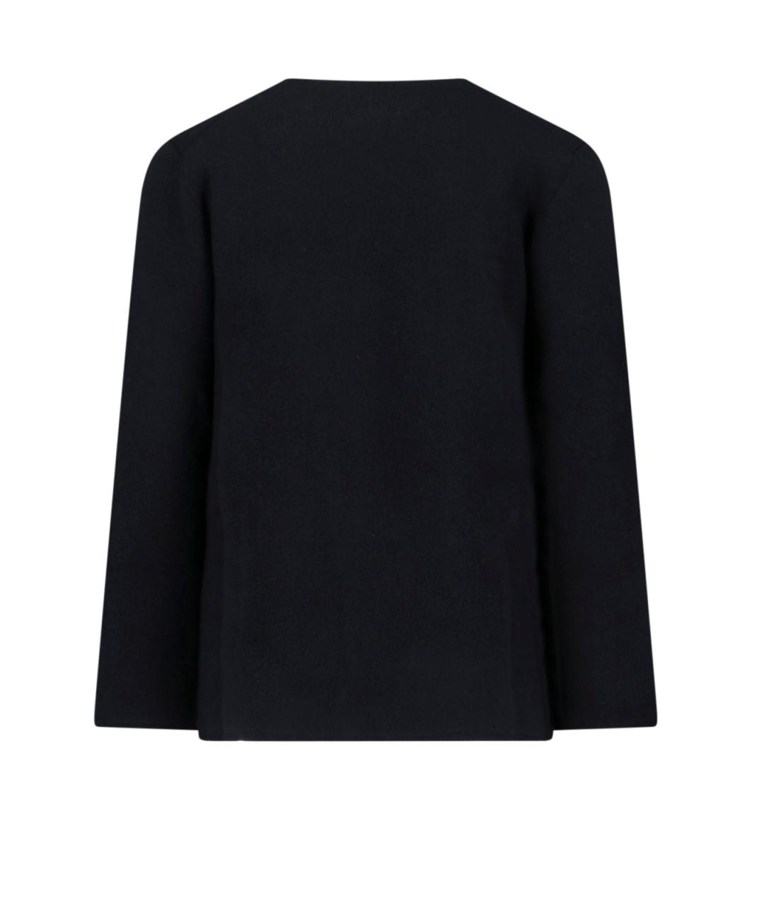 COMME DES GARÇONS HOMME PLUS Черный шерстяной джемпер / свитер, фото 2