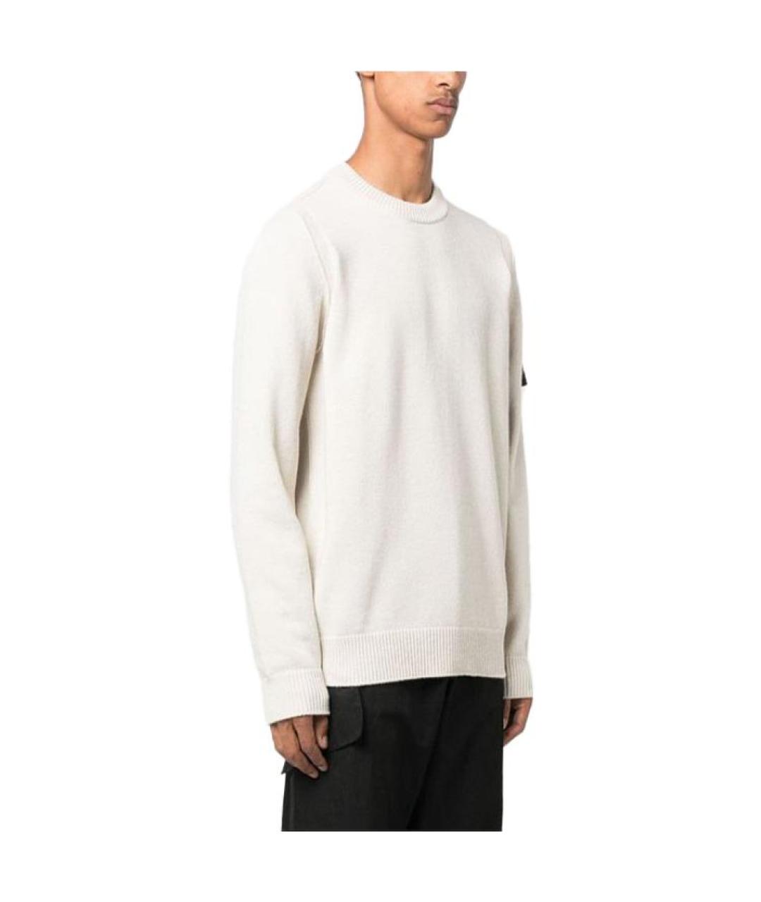 STONE ISLAND Бежевый джемпер / свитер, фото 3