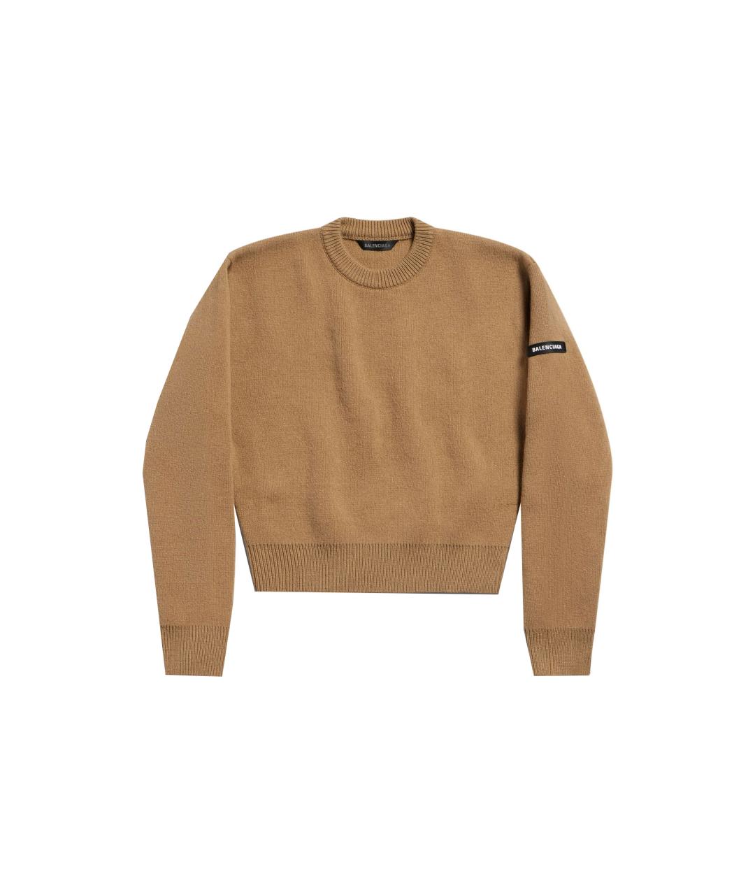 BALENCIAGA Бежевый джемпер / свитер, фото 3