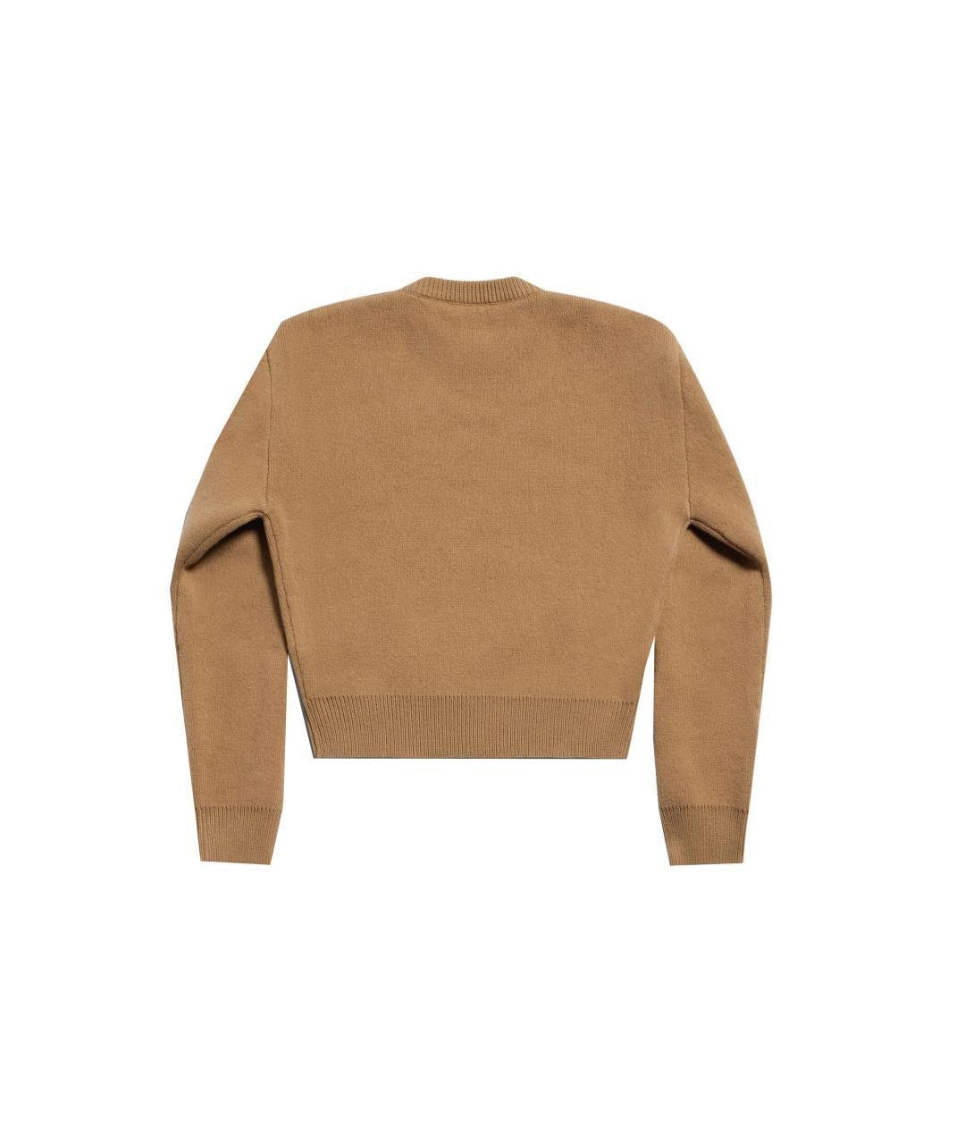 BALENCIAGA Бежевый джемпер / свитер, фото 2