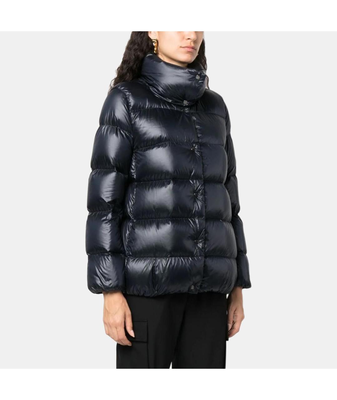 MONCLER Синий пуховик, фото 4