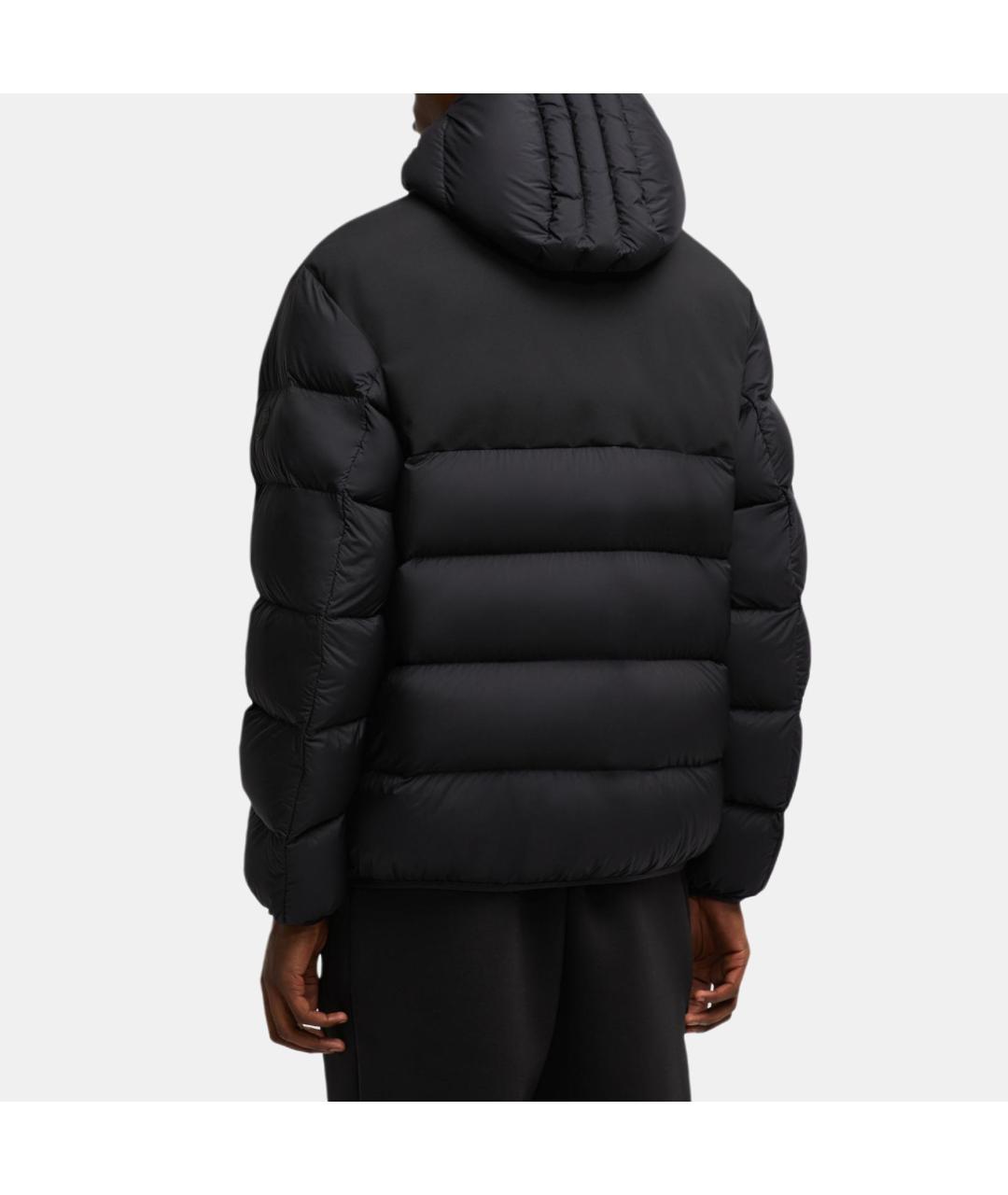 MONCLER Черный пуховик, фото 4