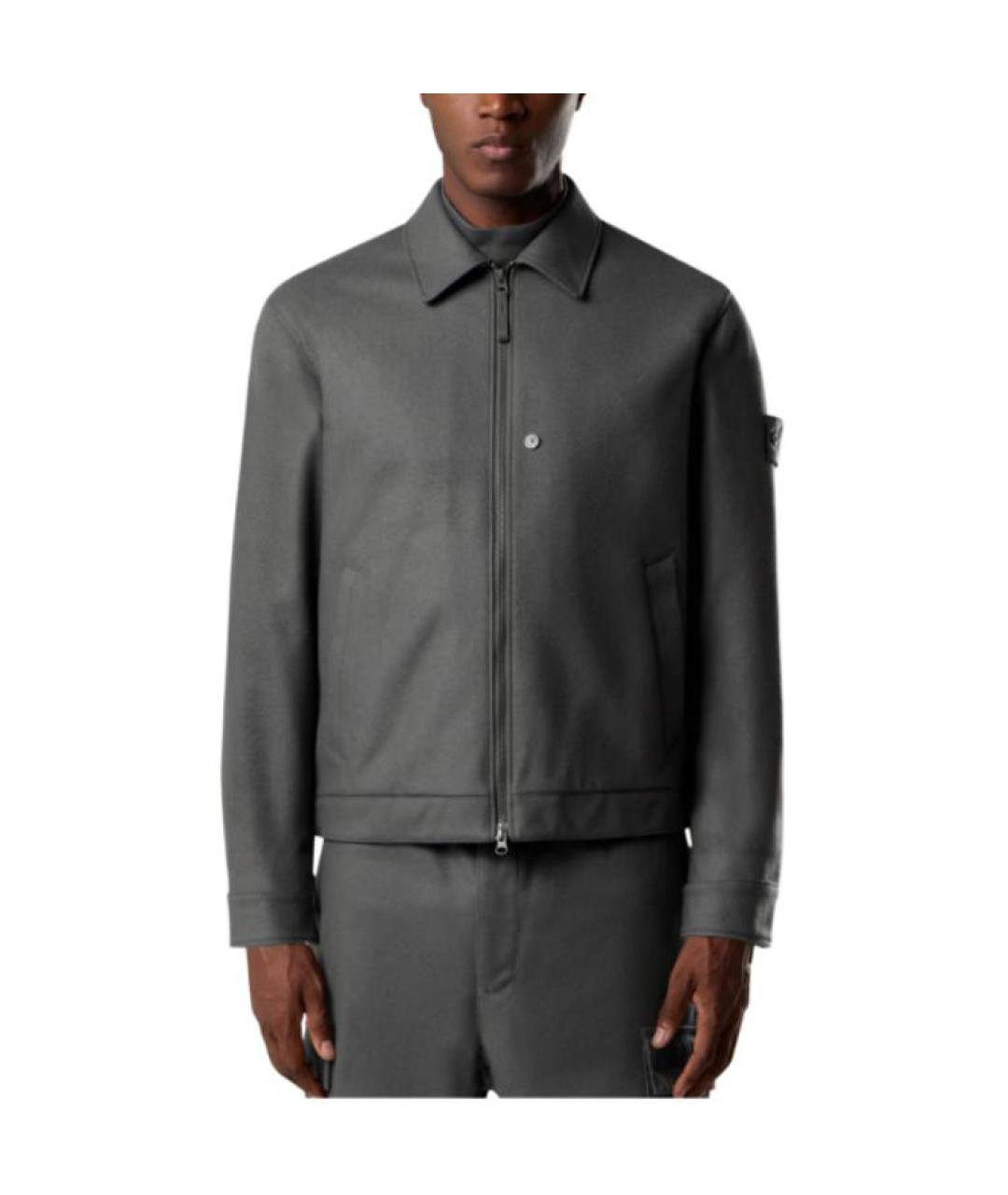 STONE ISLAND Серая куртка, фото 3