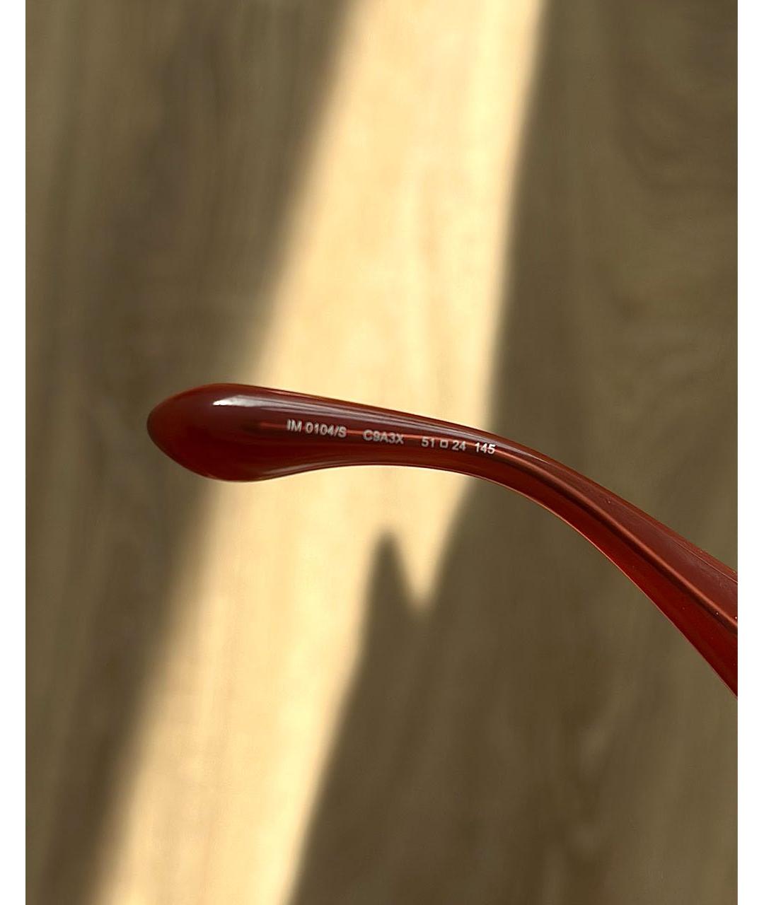 ISABEL MARANT Бордовые солнцезащитные очки, фото 6