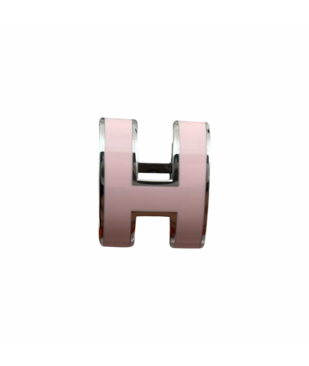 HERMES Розовые серьги, фото 1