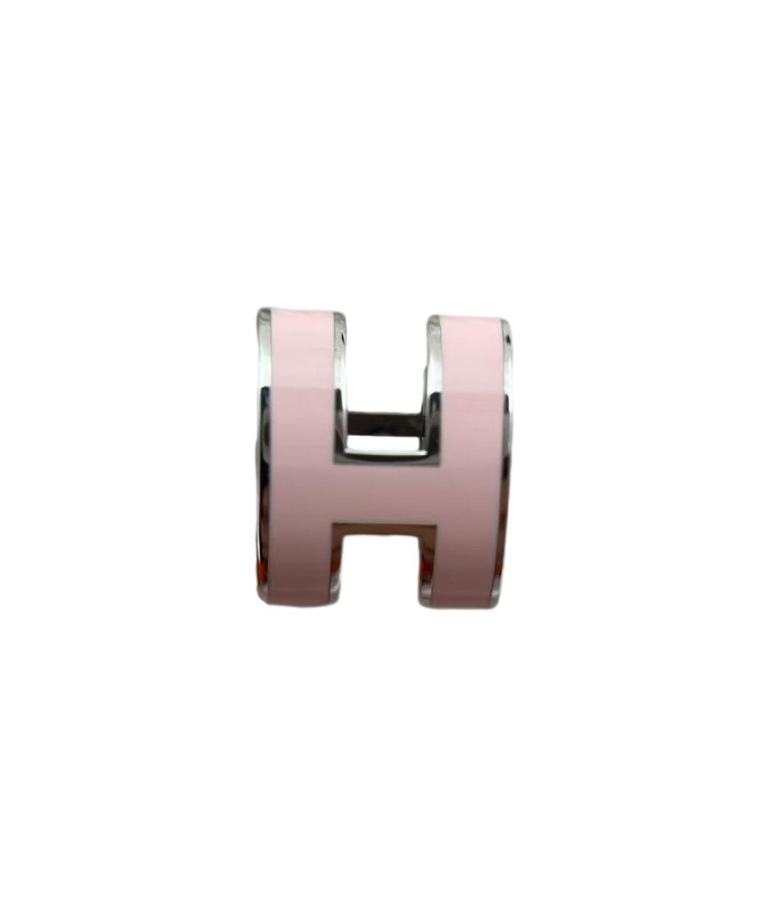 HERMES Розовые серьги, фото 7