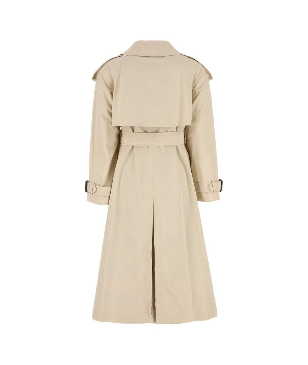 BURBERRY Бежевый хлопковый тренч/плащ, фото 2