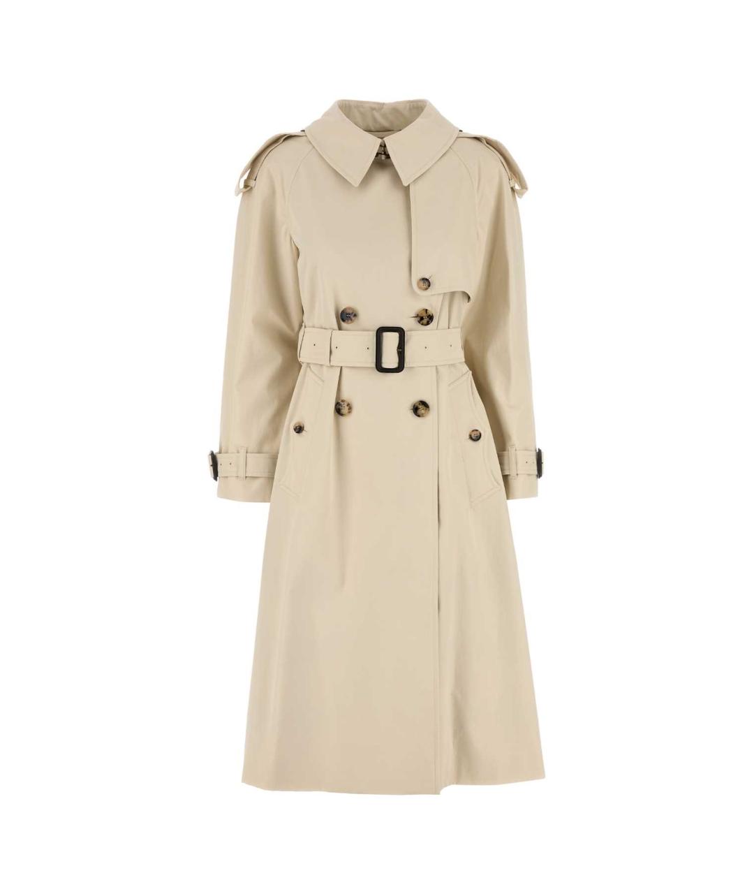 BURBERRY Бежевый хлопковый тренч/плащ, фото 1