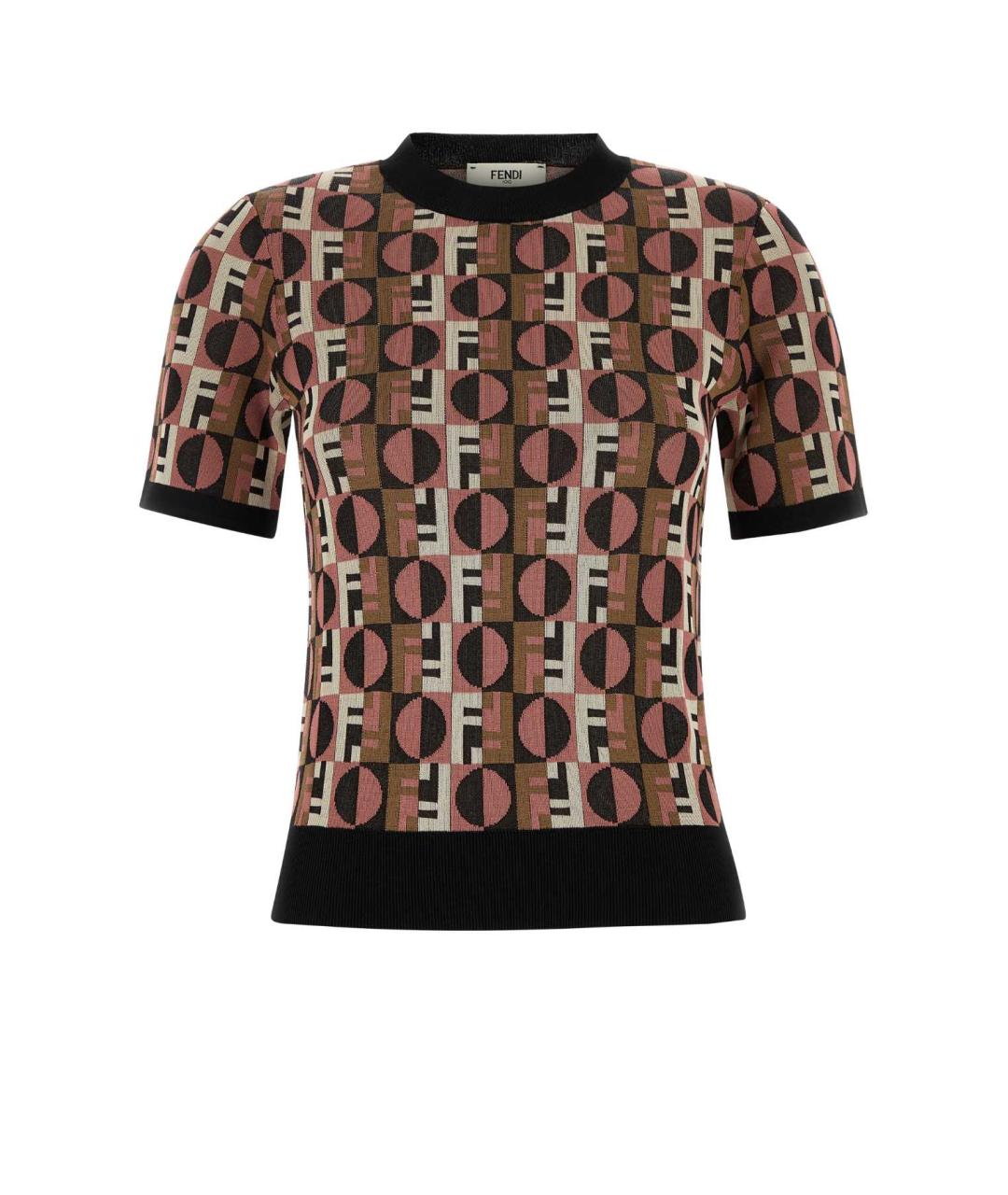 FENDI Мульти вискозный джемпер / свитер, фото 1