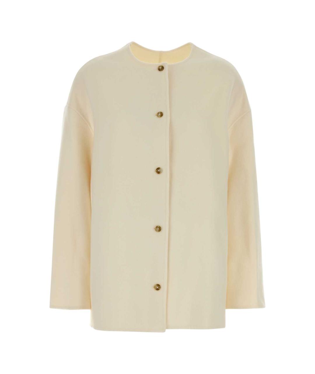 LOULOU STUDIO Белый кашемировый жакет/пиджак, фото 1