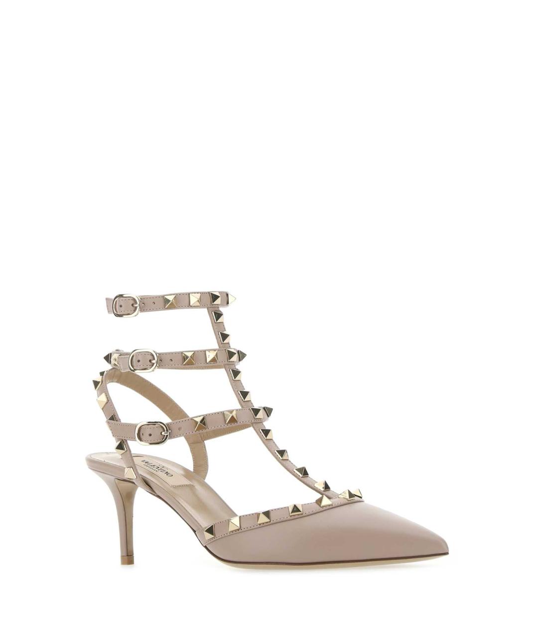 VALENTINO Розовые кожаные босоножки, фото 2