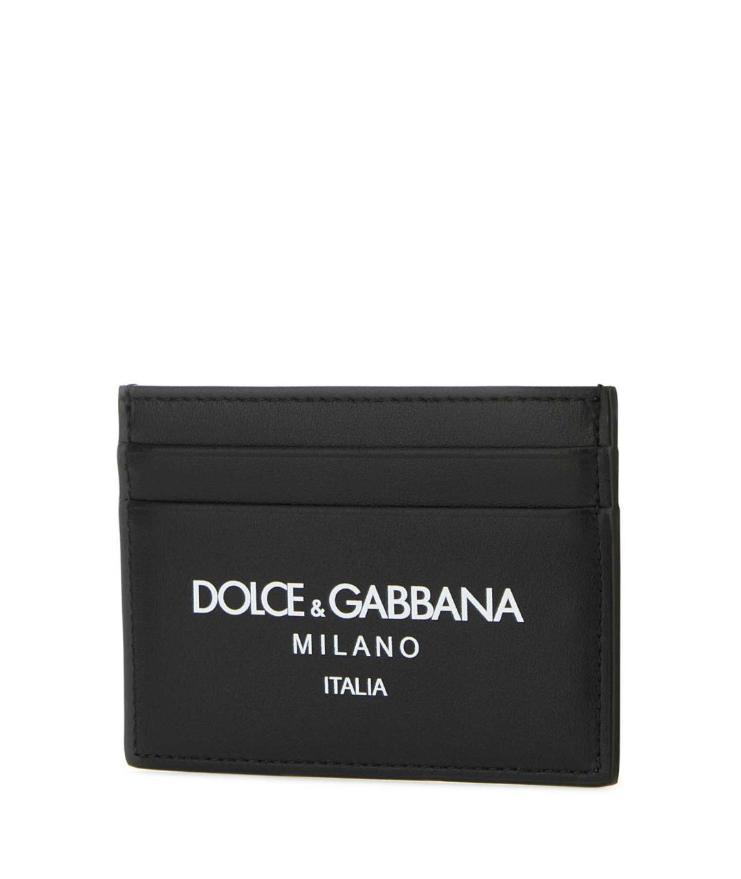 DOLCE&GABBANA Черный бархатный кардхолдер, фото 2