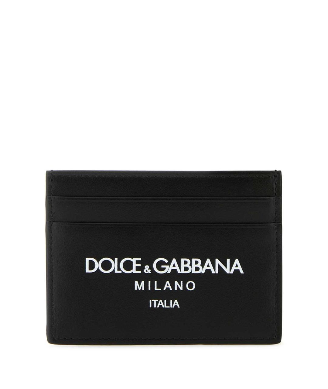 DOLCE&GABBANA Черный бархатный кардхолдер, фото 1