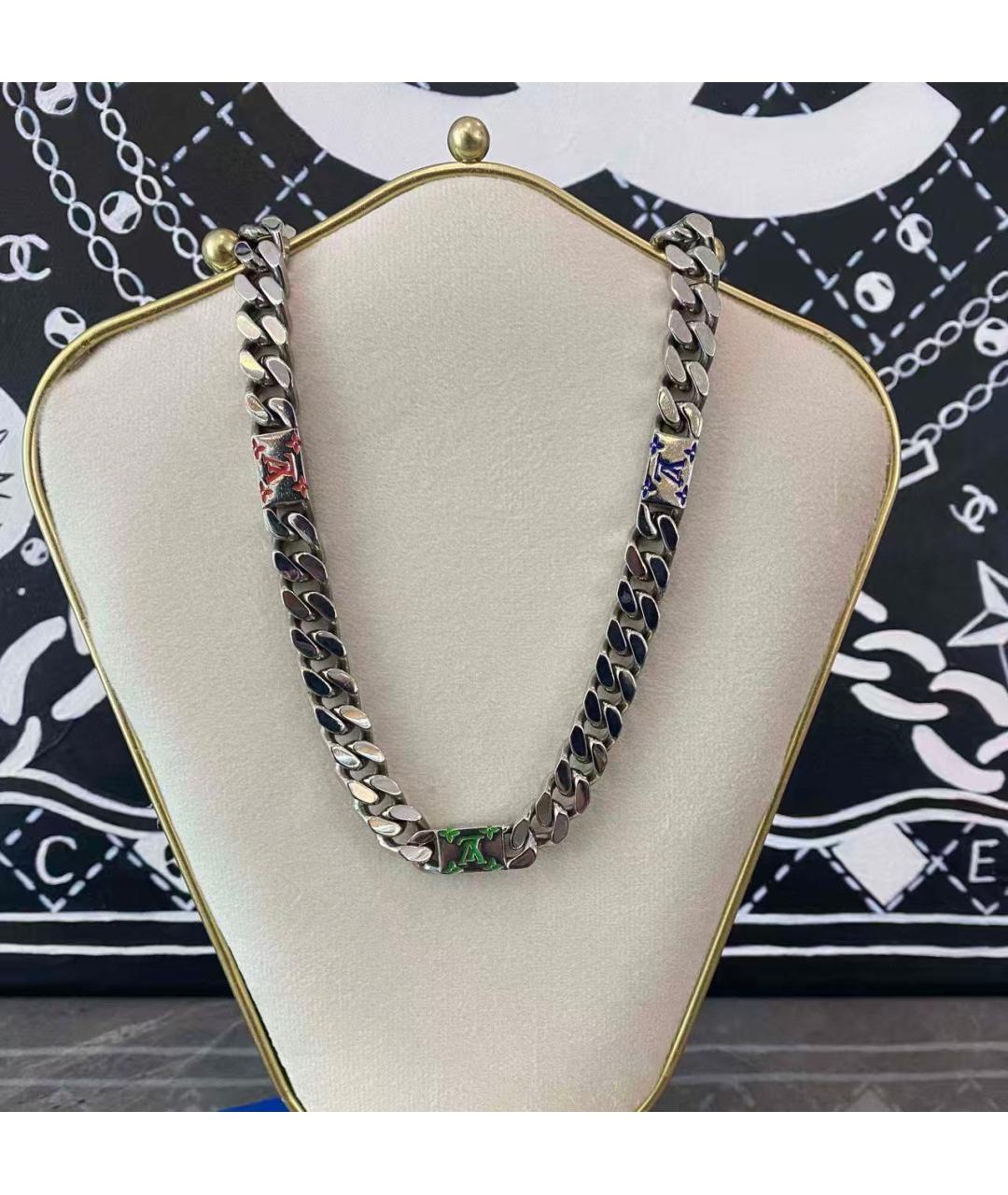 LOUIS VUITTON Серебряная цепочка/подвеска, фото 2