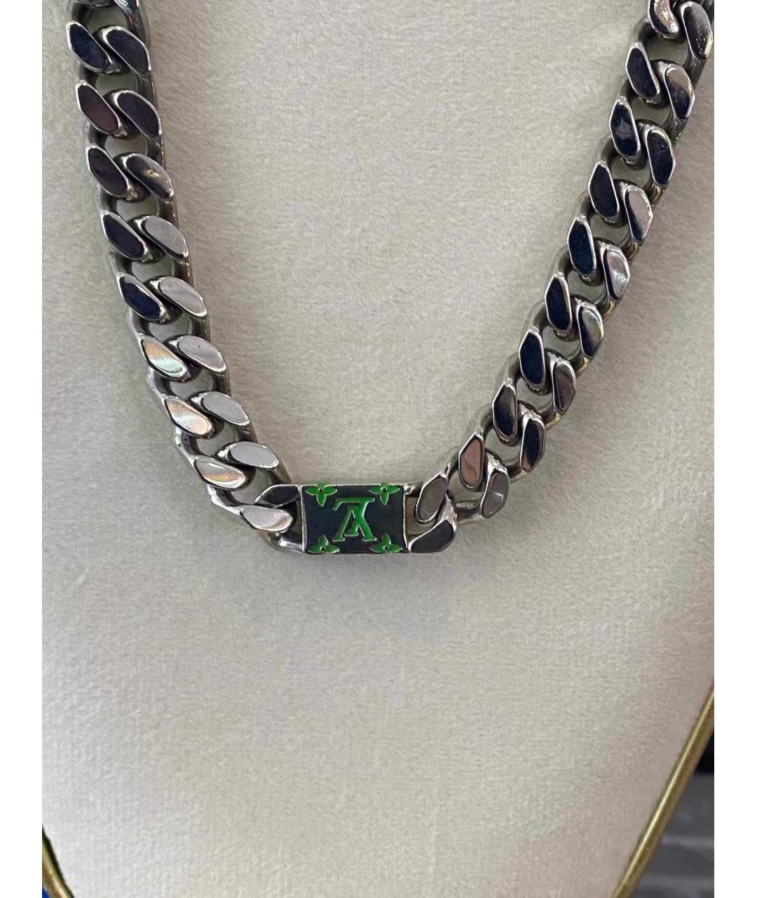 LOUIS VUITTON Серебряная цепочка/подвеска, фото 3