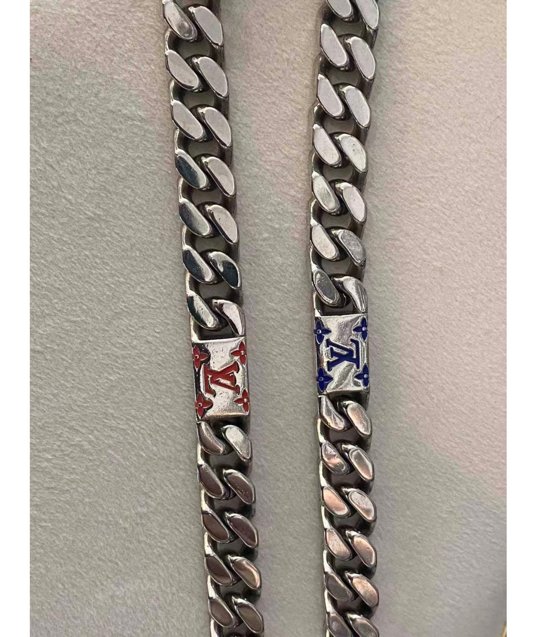 LOUIS VUITTON Серебряная цепочка/подвеска, фото 7