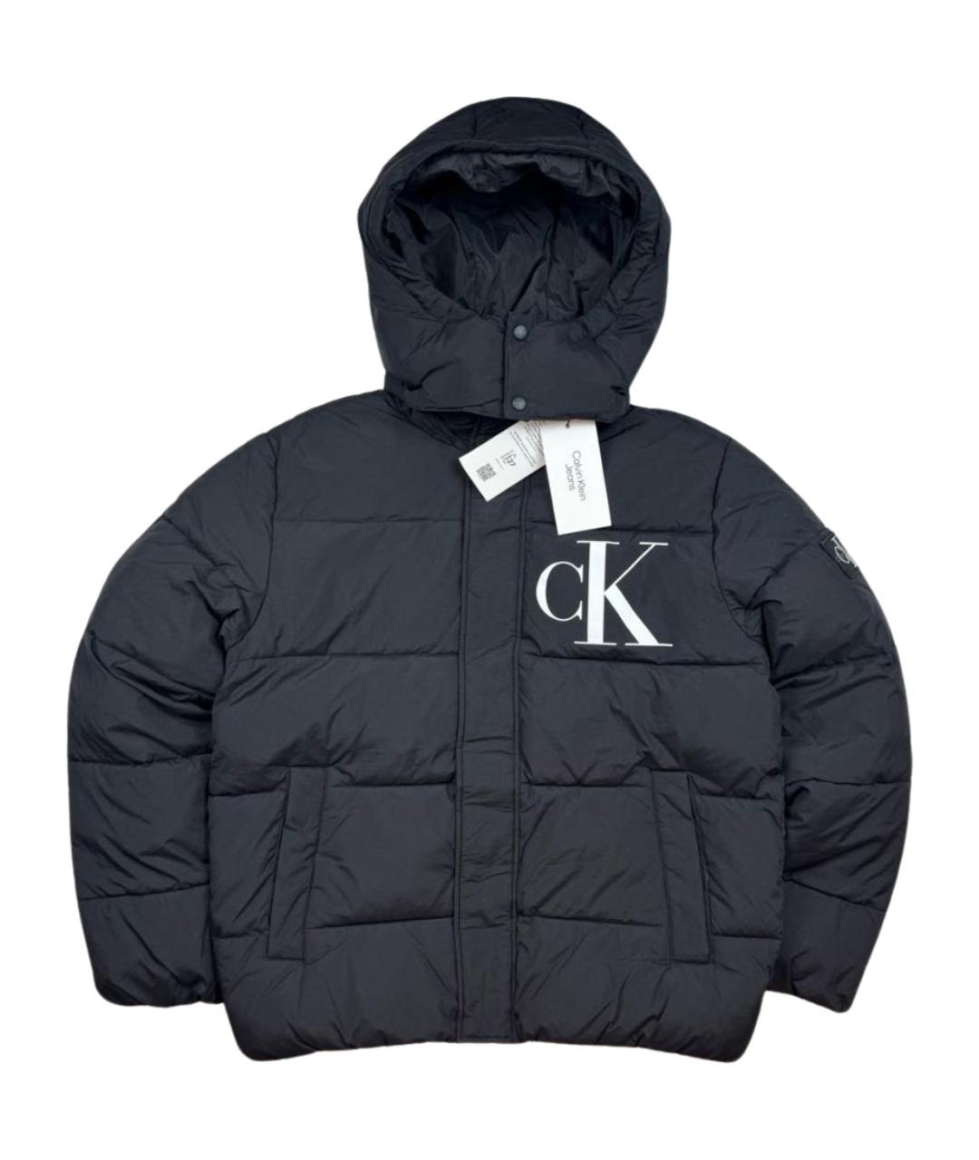 CALVIN KLEIN Черный пуховик, фото 1