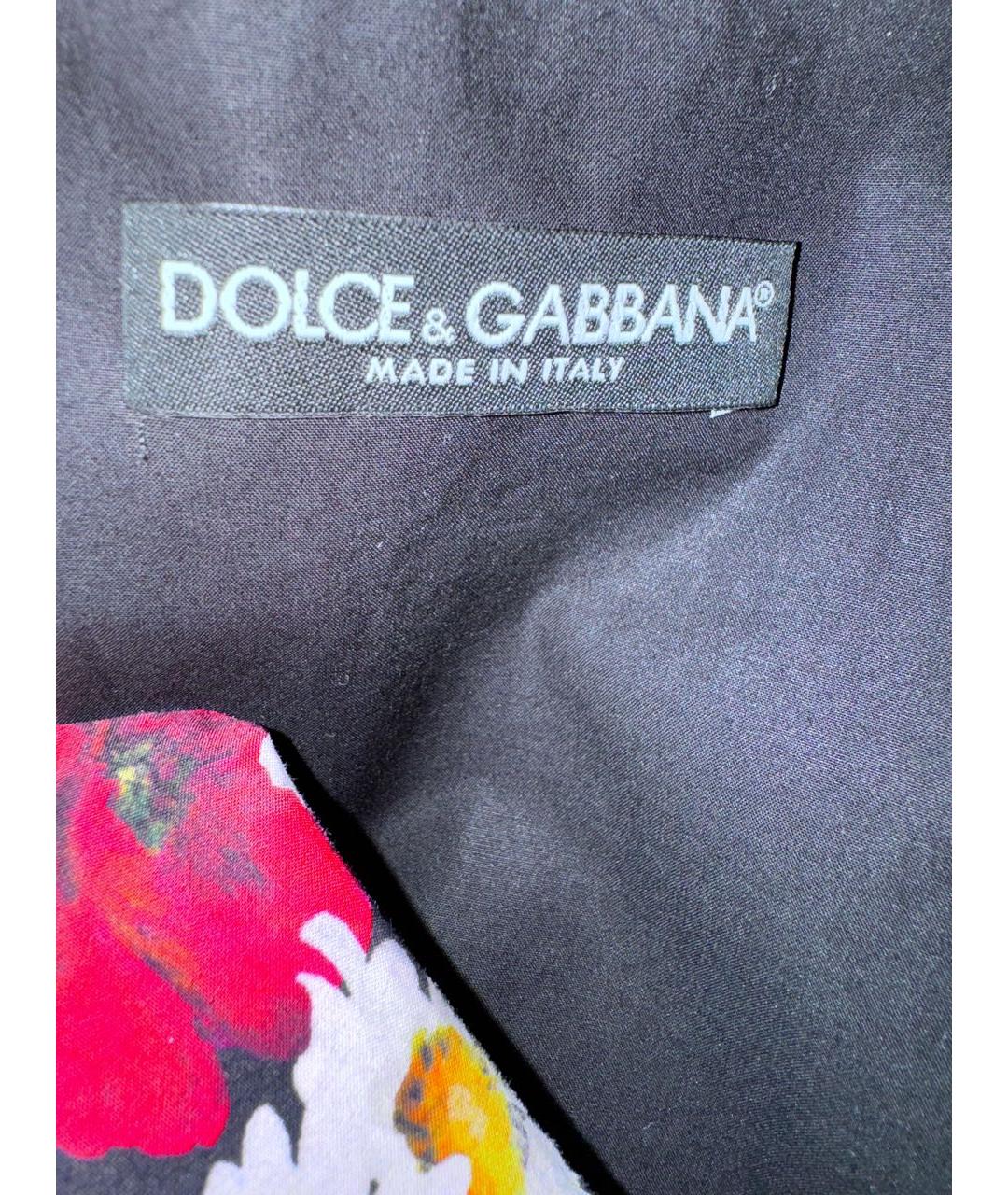 DOLCE&GABBANA Красное хлопковое повседневное платье, фото 3